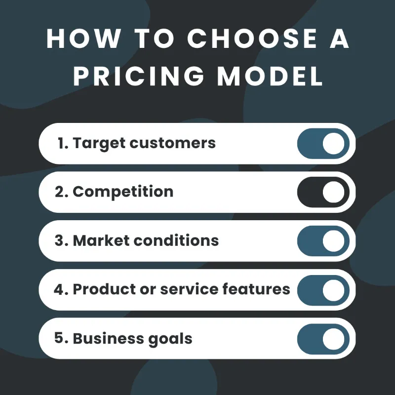 Factors to Consider When Choosing a Pricing Model