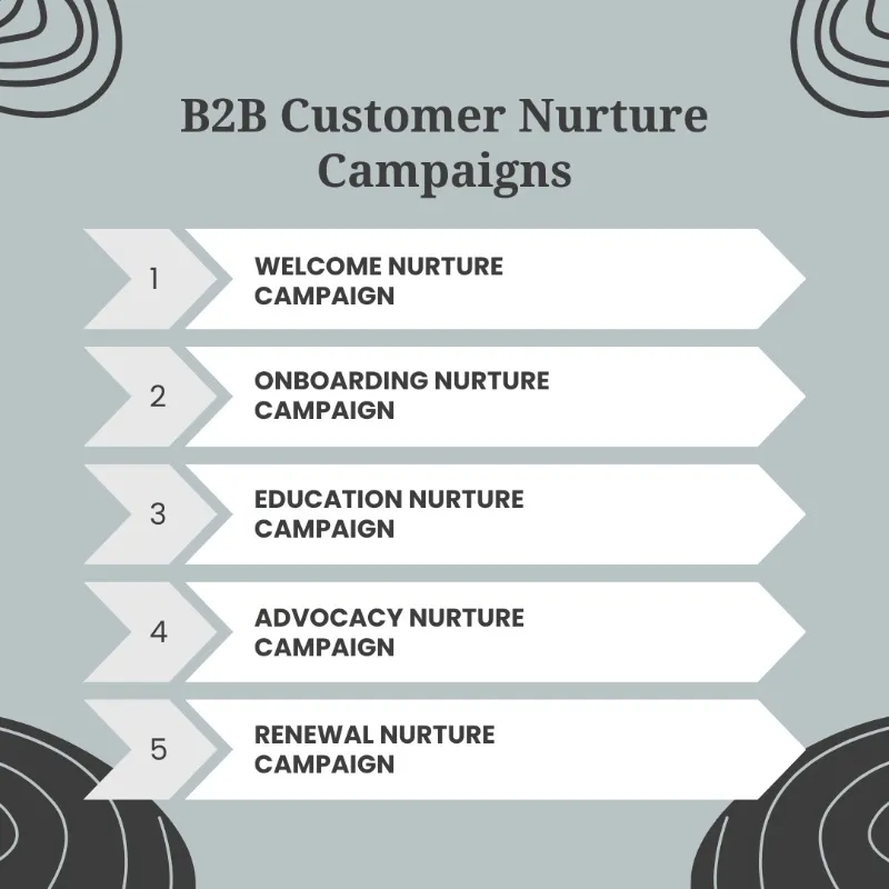 Types of B2B Customer Nurture Campaigns