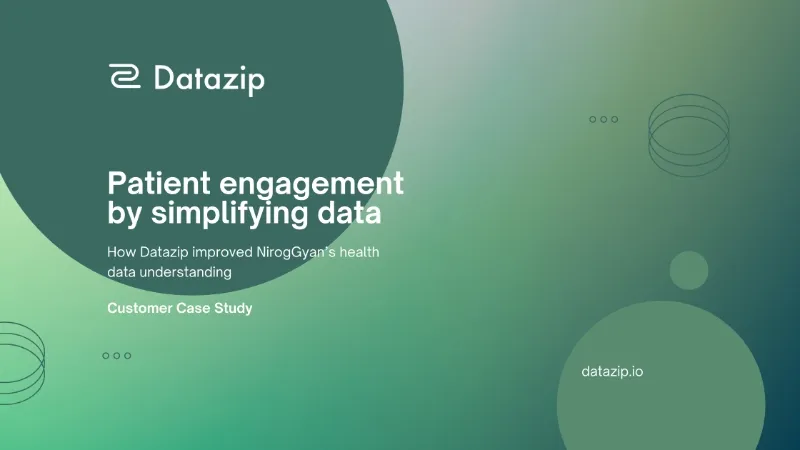 How Datazip's Platform Improved NirogGyan's Health Data Understanding cover image